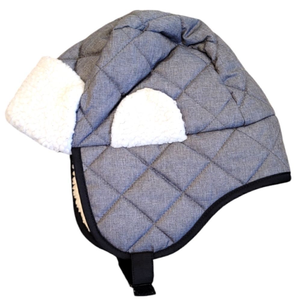 Swiss Tech Grey Multi-Flap Quilted Hat - Picture 2 of 5